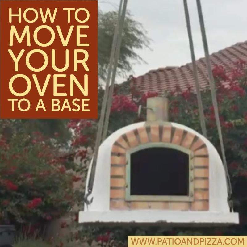 How Do You Move a Brick Pizza Oven to its Base?