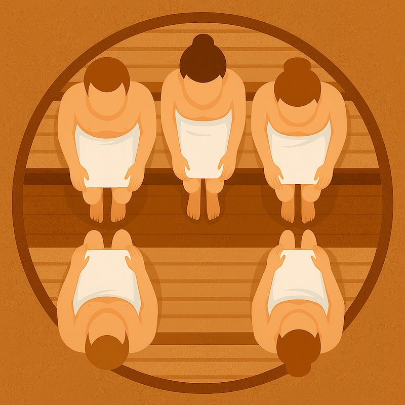 LeisureCraft Serenity Barrel Sauna Comfortably sits 5 people