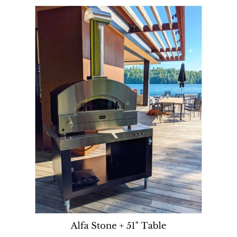Alfa Stone / Futuro Oven on the 51&quot; Table