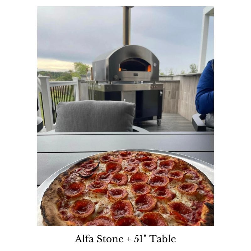 Alfa Stone / Futuro Oven on the 51 W Table