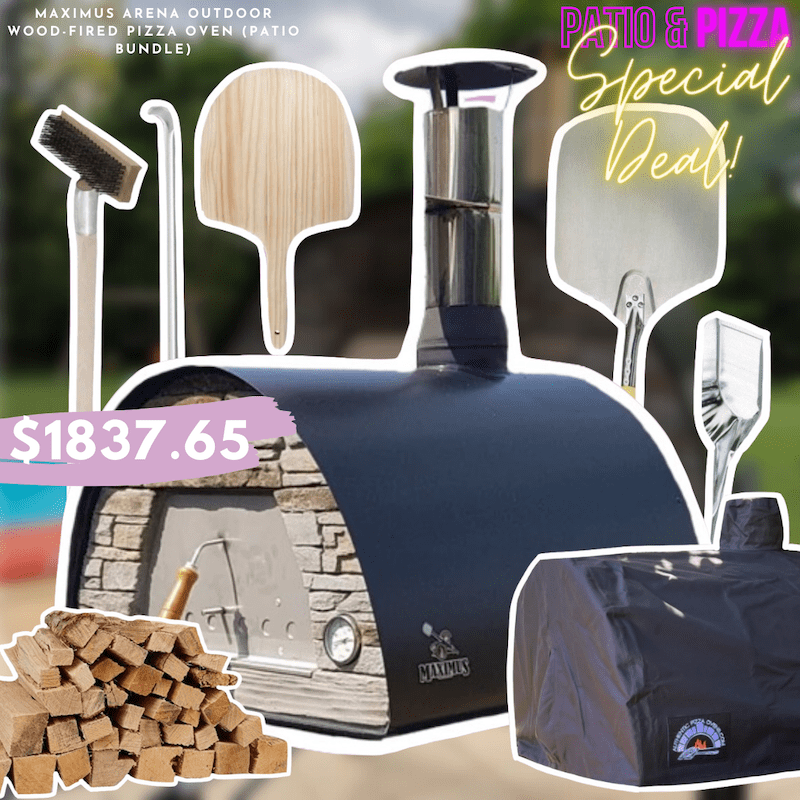 Maximus Arena Outdoor Wood-Fired Pizza Oven (Patio Bundle)