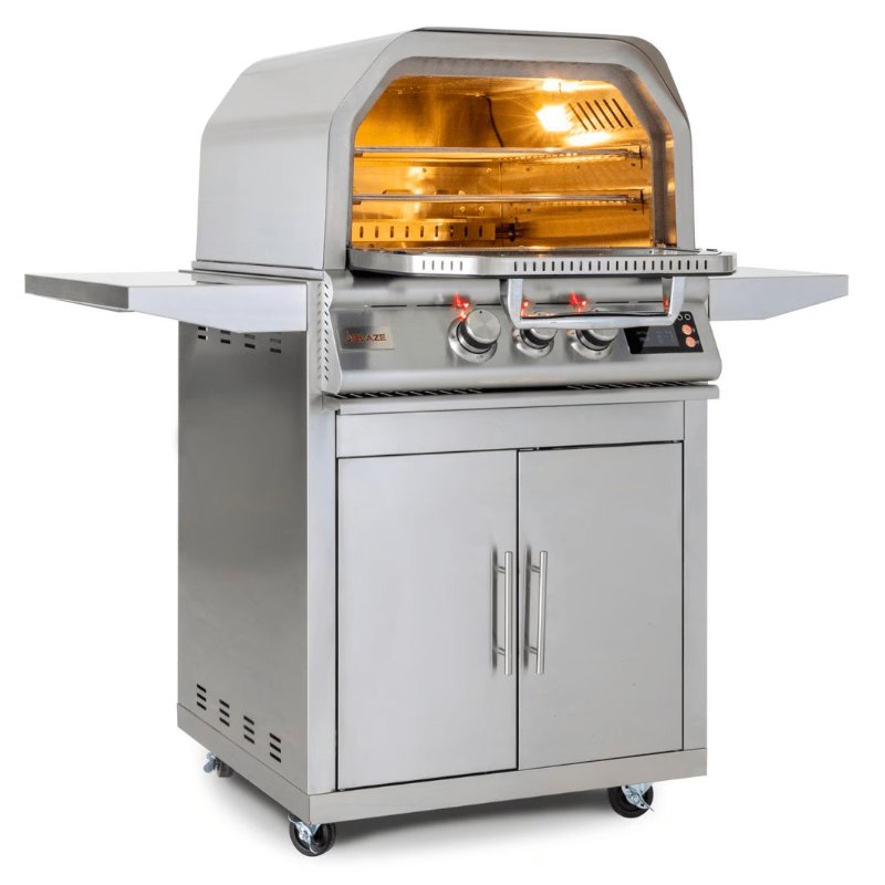 Blaze 26in Gas Pizza Oven with Cart