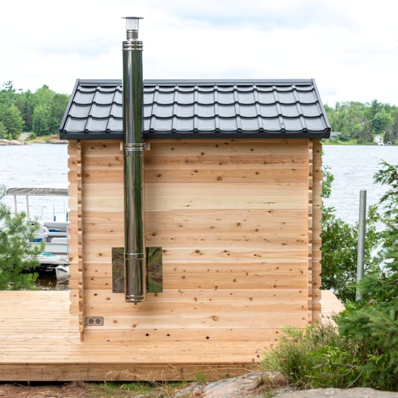 LeisureCraft Canadian Timber Georgian Cabin Sauna