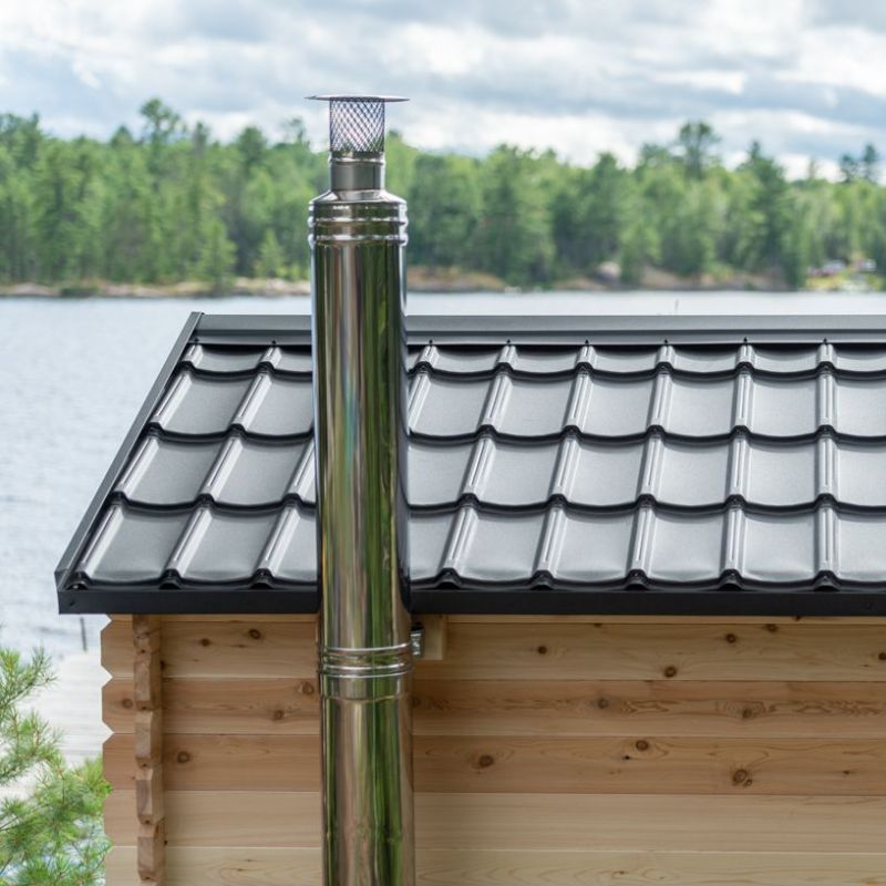 LeisureCraft Canadian Timber Georgian Cabin Sauna