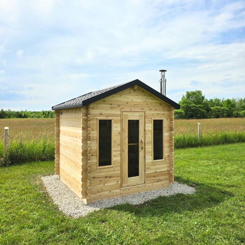LeisureCraft Canadian Timber Georgian Cabin Sauna