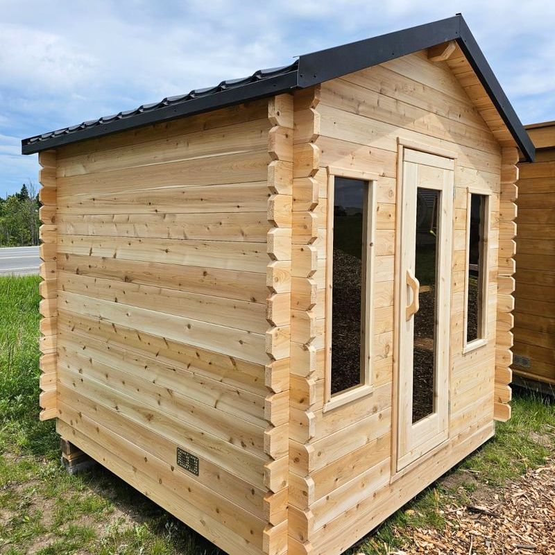LeisureCraft Canadian Timber Georgian Cabin Sauna