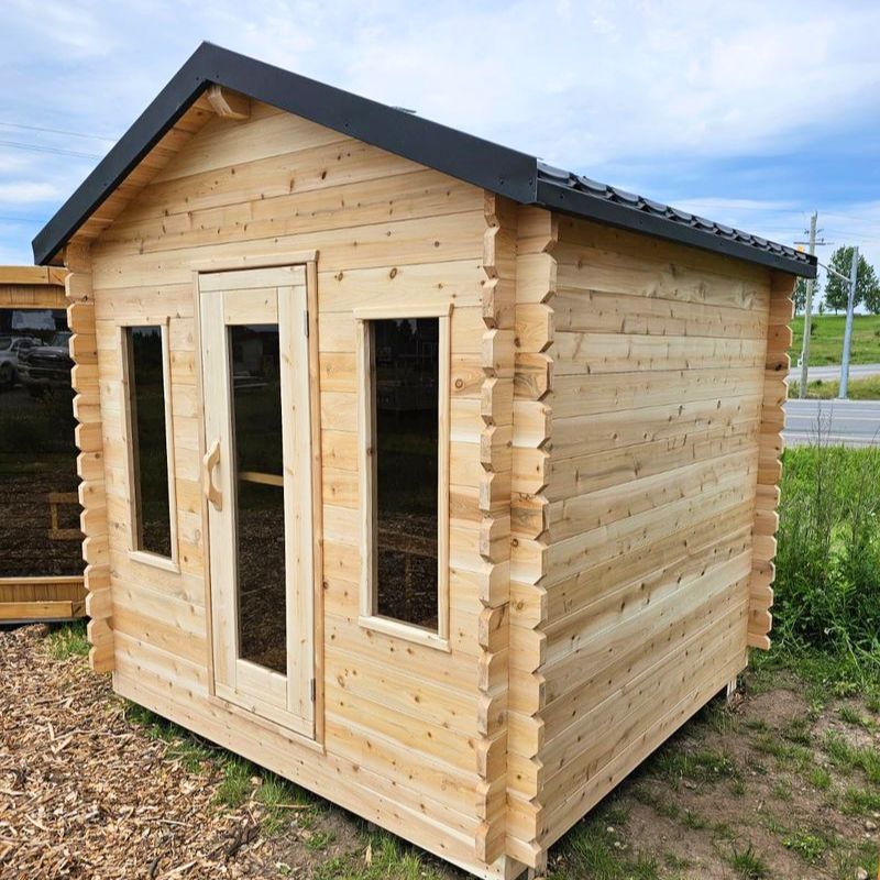 LeisureCraft Canadian Timber Georgian Cabin Sauna