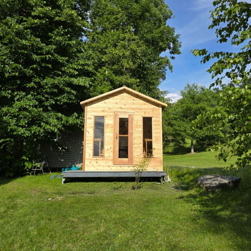 LeisureCraft Canadian Timber Georgian Cabin Sauna