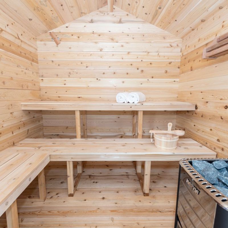 LeisureCraft Canadian Timber Georgian Cabin Sauna