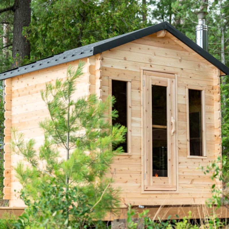 LeisureCraft Canadian Timber Georgian Cabin Sauna