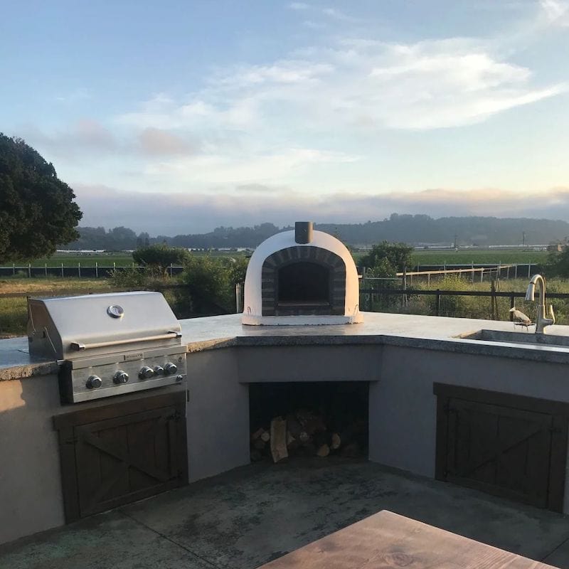 Lisboa PREMIUM Brick Pizza Oven Stone Arch
