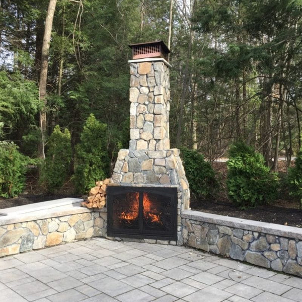 Mason-Lite Refractory Chimney System Components for Wood Burning Firep ...