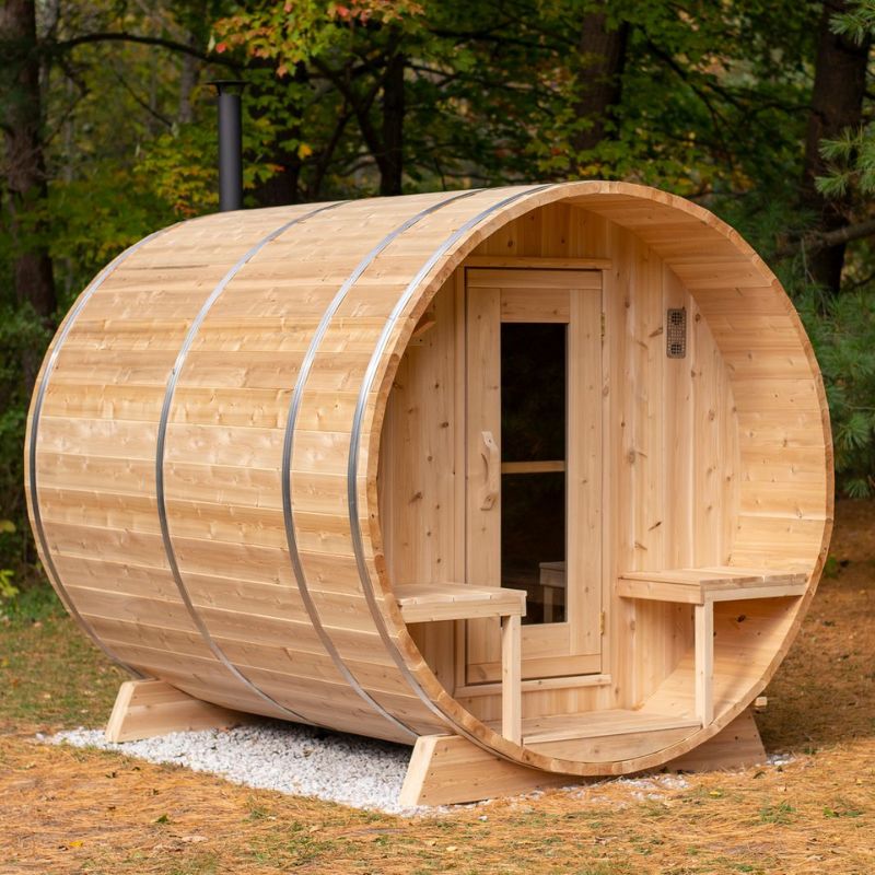 LeisureCraft Canadian Timber Serenity Barrel Sauna CTC2245