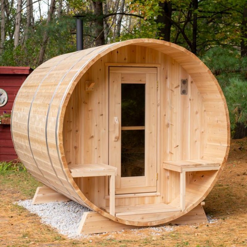 LeisureCraft Canadian Timber Serenity Barrel Sauna CTC2245