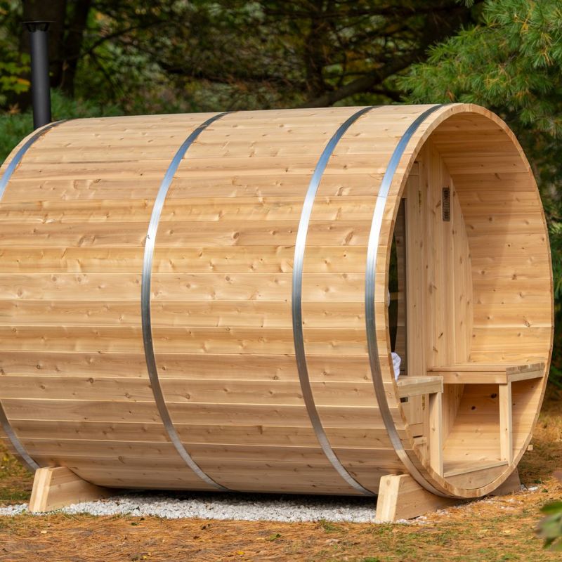 LeisureCraft Canadian Timber Serenity Barrel Sauna CTC2245