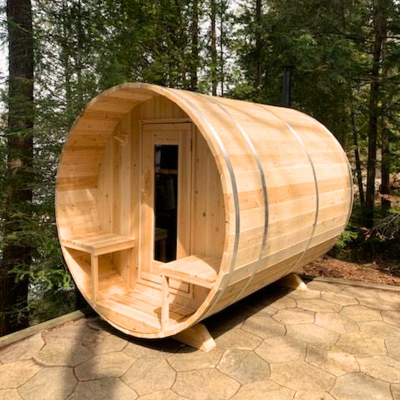 LeisureCraft Canadian Timber Serenity Barrel Sauna CTC2245