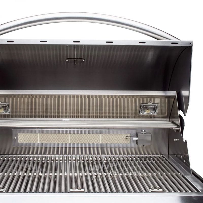 Blaze 34-Inch Professional LUX 3 Burner Built-In Gas Grill With Rear Infrared Burner and Cart