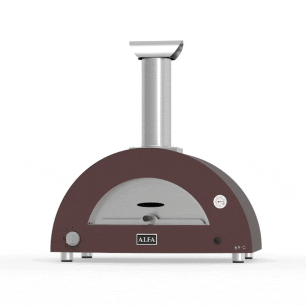 Alfa Brio Gas/Wood Fired Pizza Oven (Patio Bundle) Patio & Pizza Outdoor Furnishings