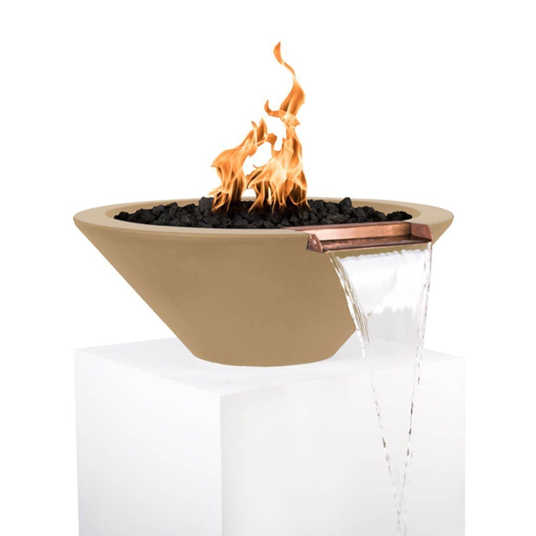 Cazo Fire &amp; Water Bowl - Brown
