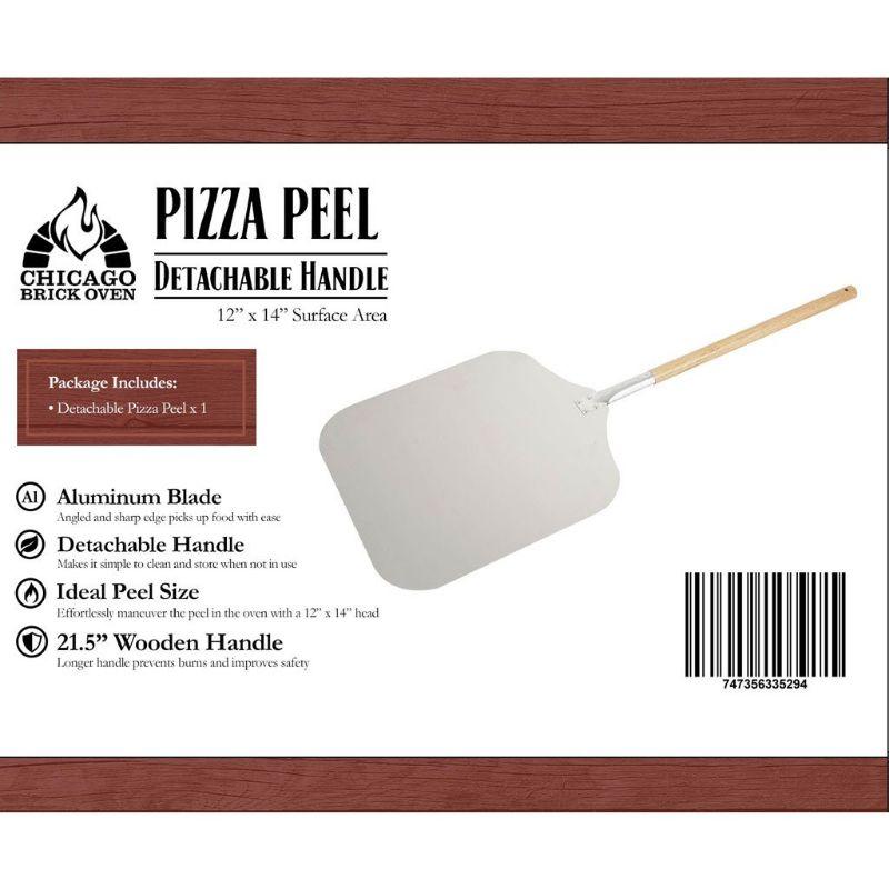 Aluminum Pizza Peel with Wooden Handle CBO