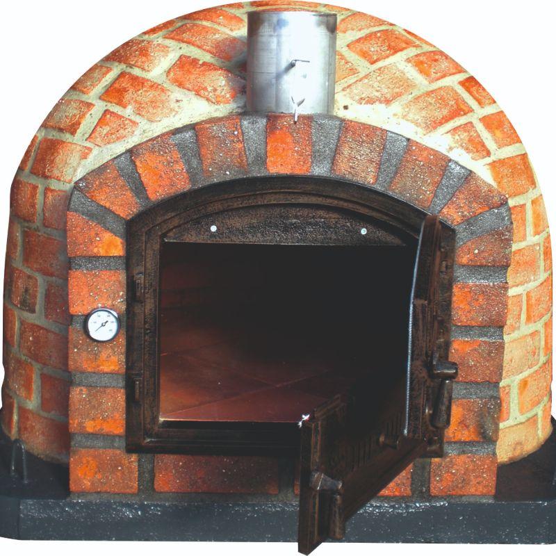 Brick Pizza Oven - Lisboa Rustic with a Dutch door