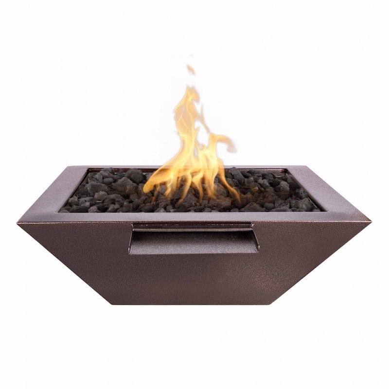 Maya Powder Coated Fire and Water Bowl Copper Vein