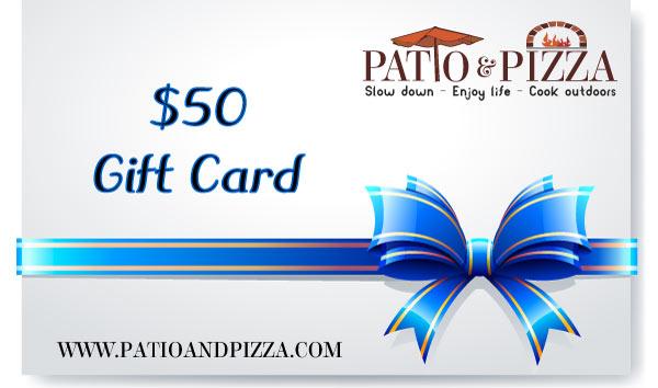 Patio &amp; Pizza $50 Gift Card