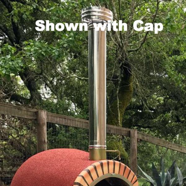 Pizza store oven chimney