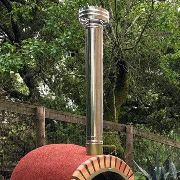 Chimney with Cap | Stainless Steel | Authentic Pizza Ovens - Patio u0026 Pizza  Outdoor Furnishings