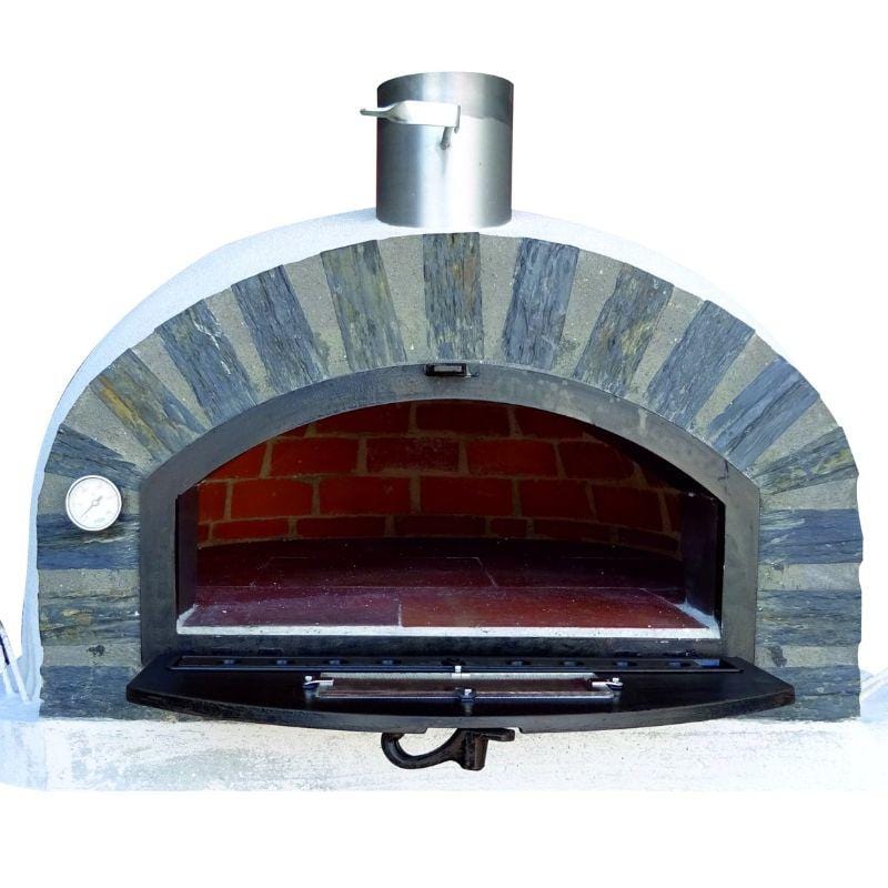 Pizzaioli brick oven with door open