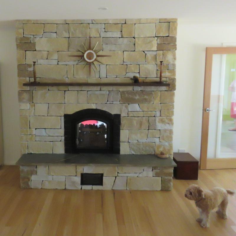Temp-Cast Indoor Fireplace