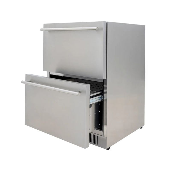Blaze Double Drawer Refrigerator Patio Pizza