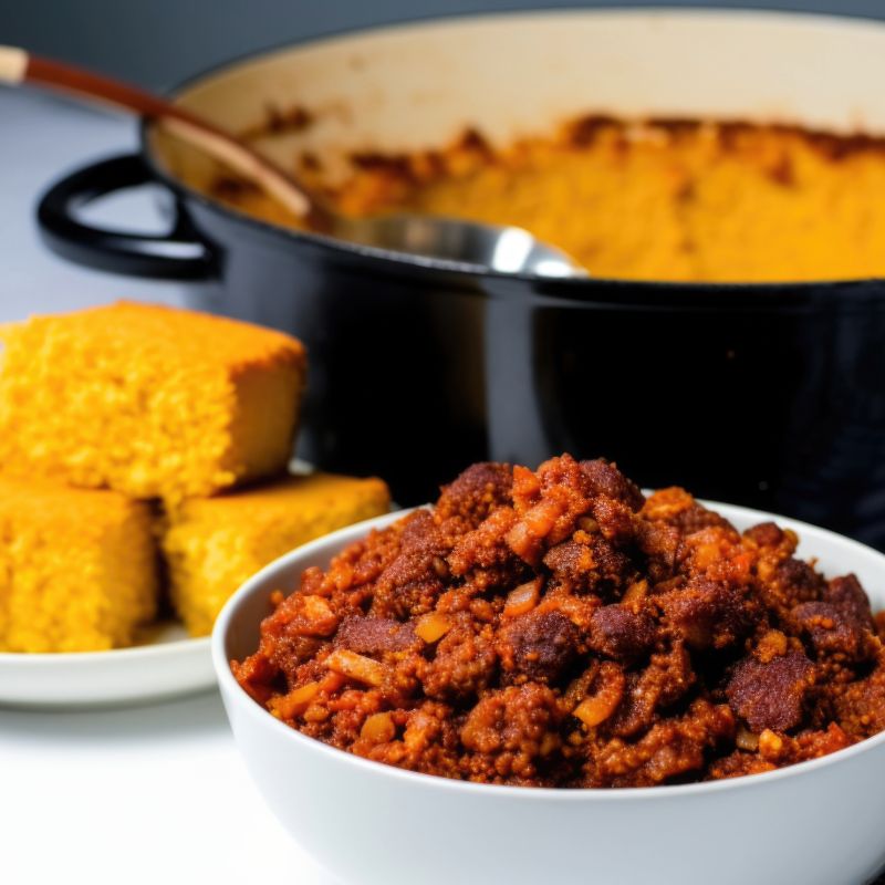 Chili and Cornbread Cobbler