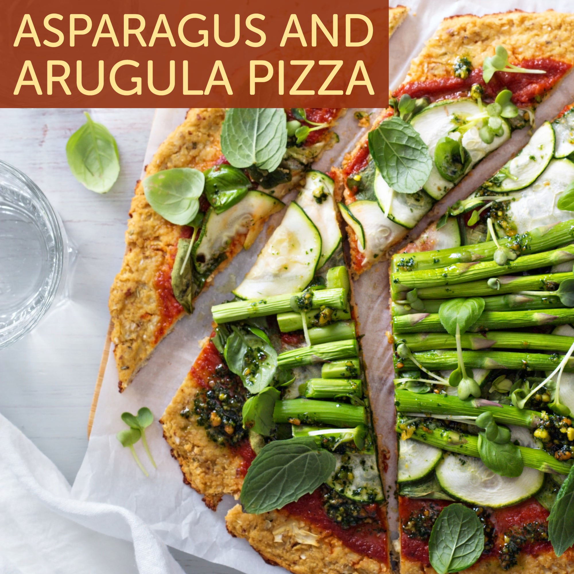 Asparagus and Arugula Pizza