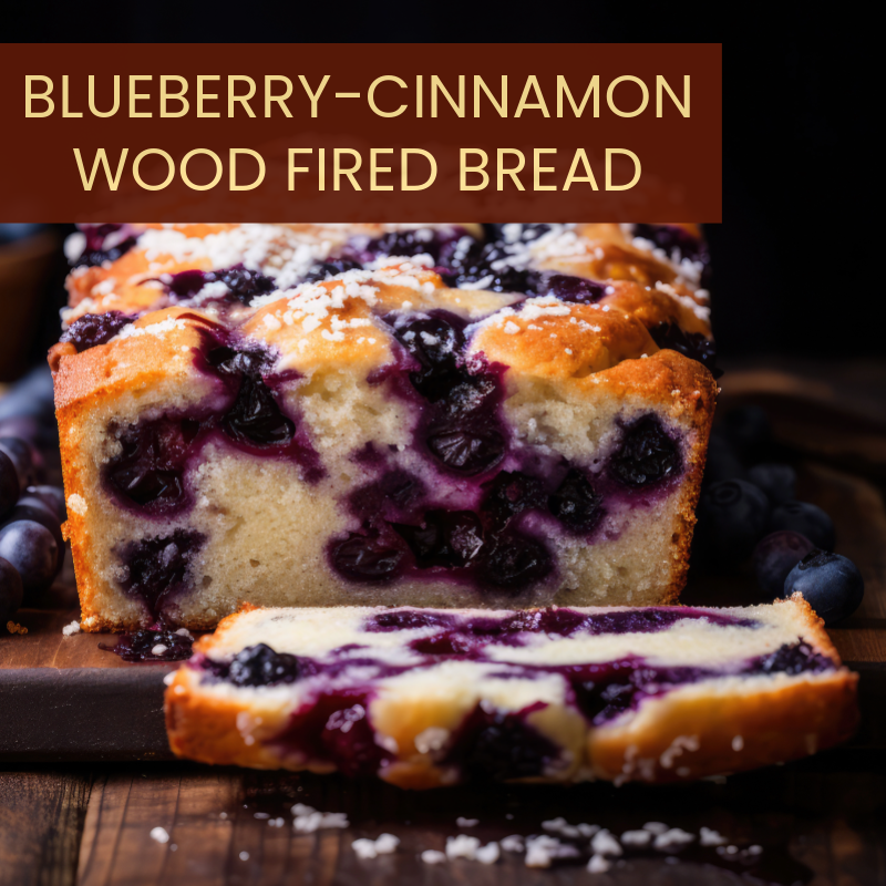 Blueberry-Cinnamon Wood Fired Bread