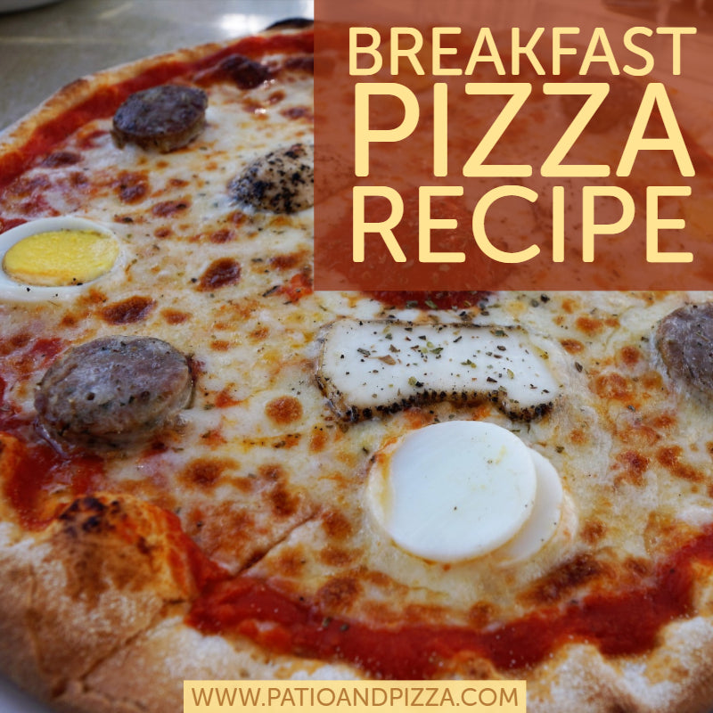 Breakfast Pizza Recipe - Bacon, Egg, Cheese, and Pepper