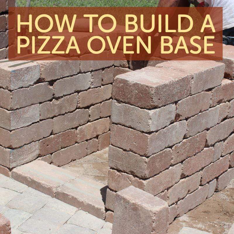 How to build a pizza oven base