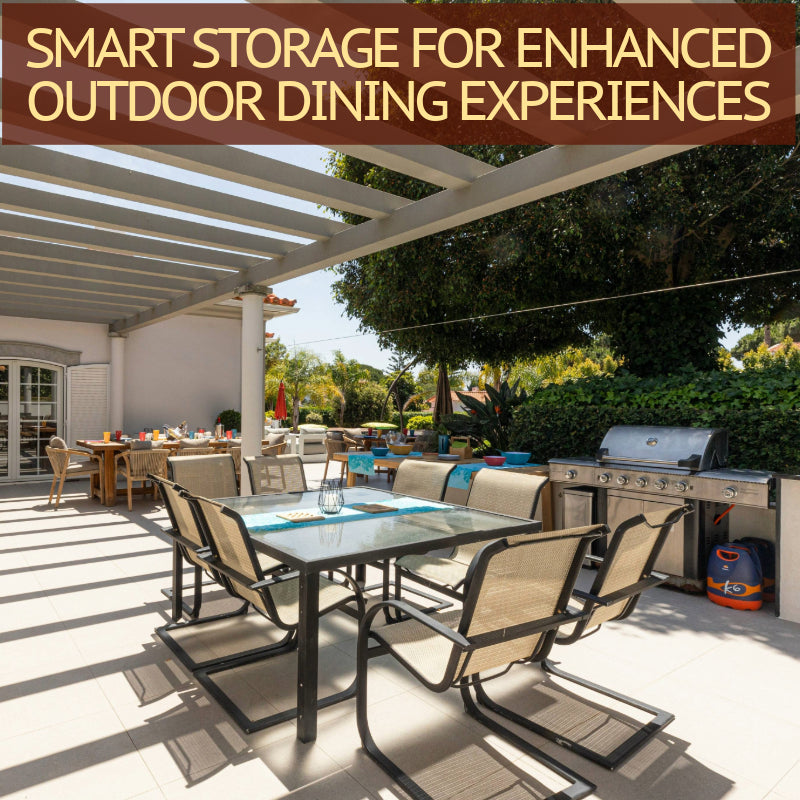 Smart Storage for Enhanced Outdoor Dining Experiences