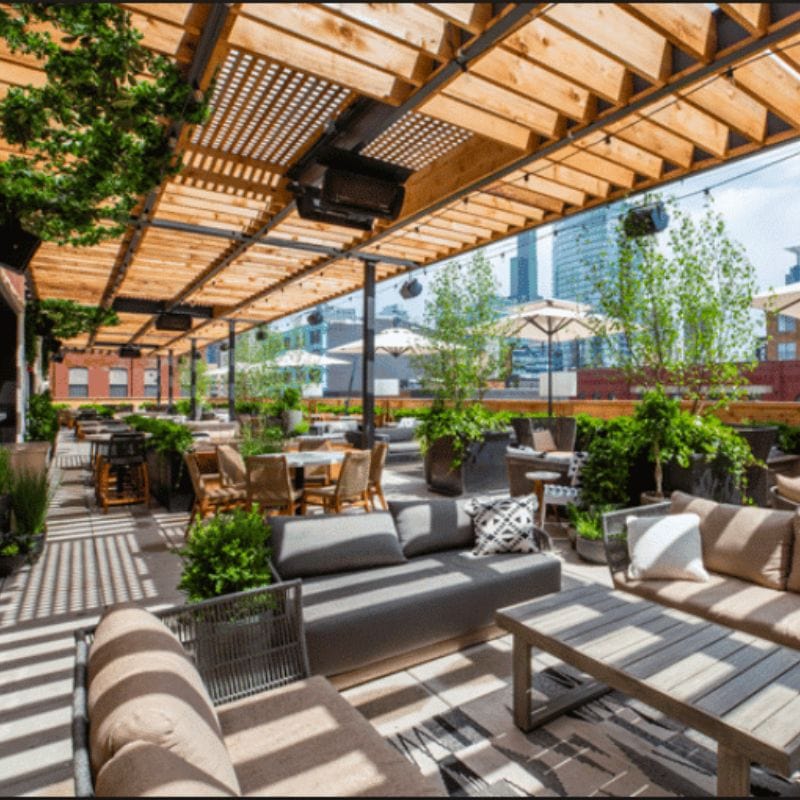 Bromic Outdoor Heater on Patio