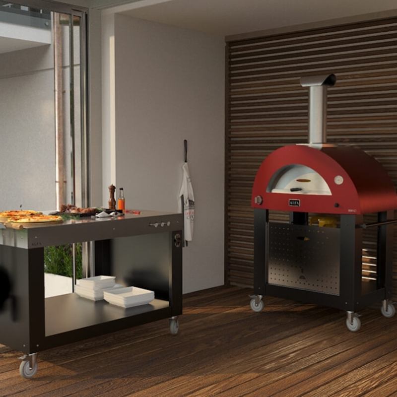 Hybrid Wood/Gas Pizza Ovens