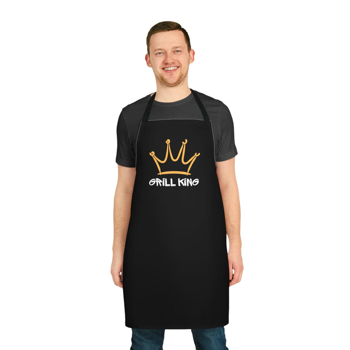 &quot;Grill King&quot; Mens Apron For Grilling