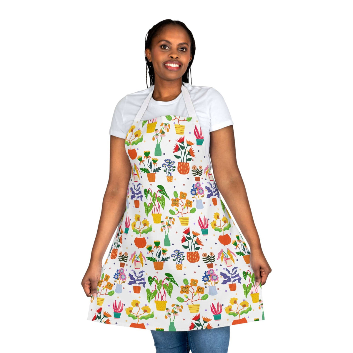 &quot;Potted Plants&quot; Baking Apron