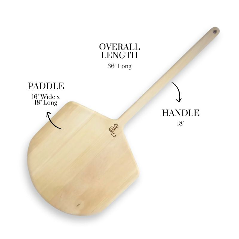 16" Basswood Brick Oven Perfect Peel