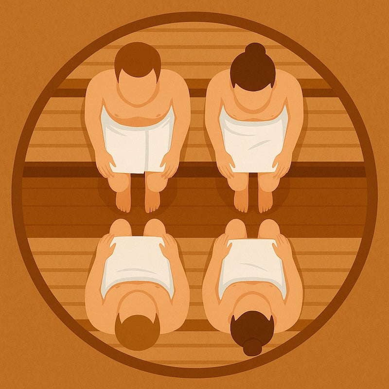 LeisureCraft Harmony Barrel Sauna Sits 4 People Comfortably