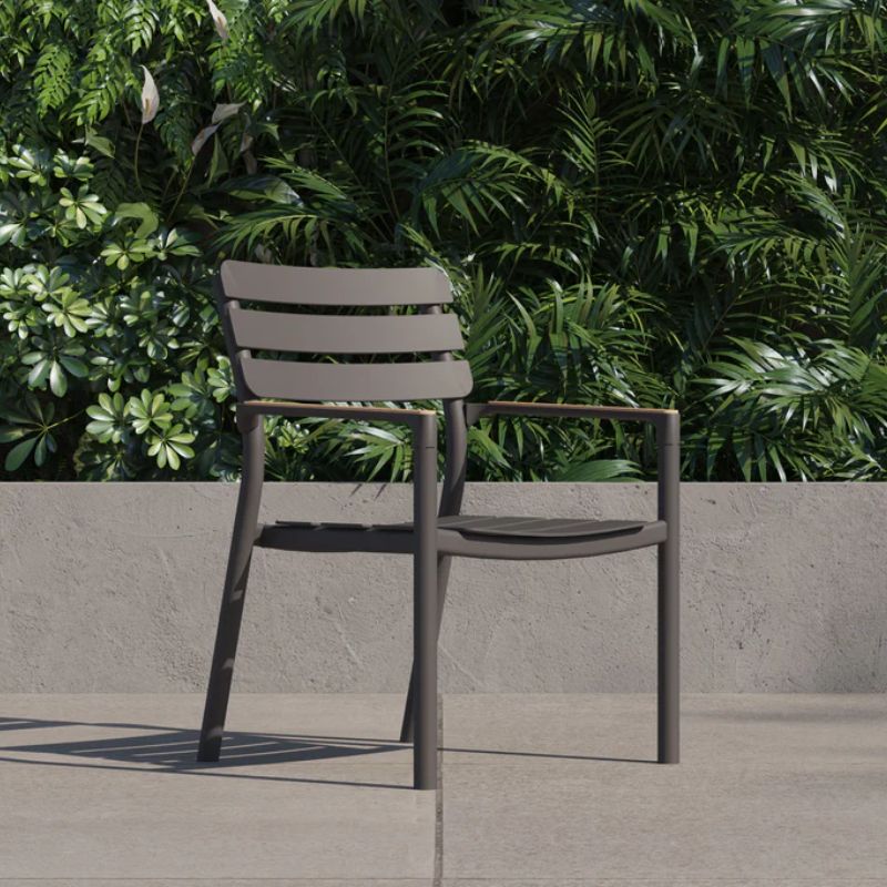 595 Dining Arm Chair from the side