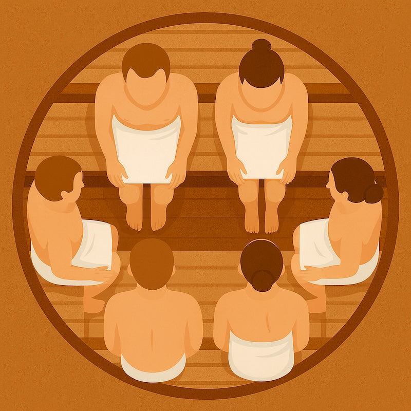 LeisureCraft Tranquility Barrel Sauna Large Seating Capacity, fits 6 people