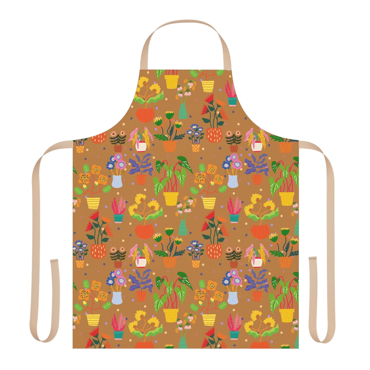 &quot;Potted Plants&quot; Baking Apron