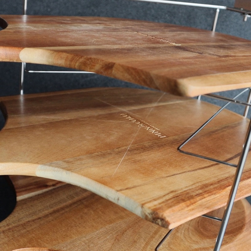 Acacia Peels on the Pinnacolo Wire Rack
