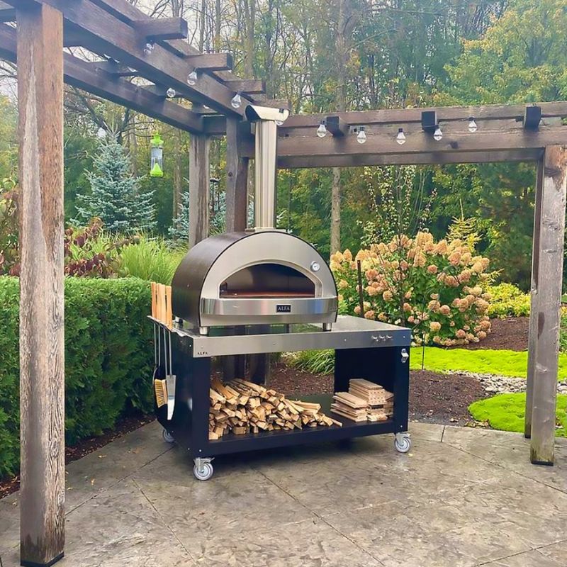 Alfa 4 Pizze Wood Countertop Pizza Oven