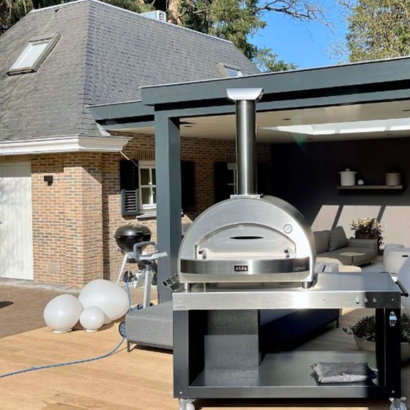 Alfa 4 Pizze Wood Countertop Pizza Oven